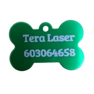 Imagen Chapa Para perros Verde